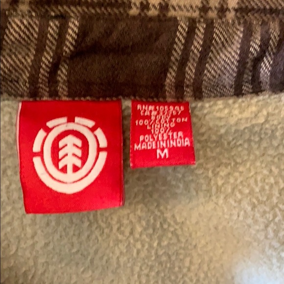 ELEMENT Brown Fleece-Lined Jacket, Medium Unisex - Picture 2 of 4